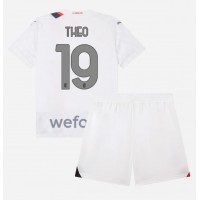 AC Milan Theo Hernandez #19 Auswärts Trikotsatz Kinder 2023-24 Kurzarm (+ Kurze Hosen)